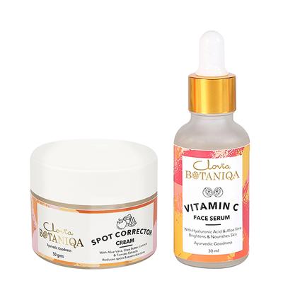 Clovia Botaniqa Vitamin C Face Serum & Spot Corrector Cream 80 gm - Face Serum