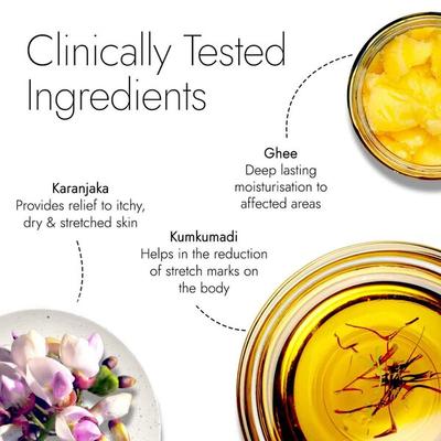 Kapiva Skin Rituals Ghee Kumkumadi Stretch Mark Cream 200 gm - Skin-Treatment