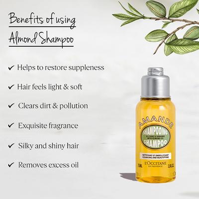 L'Occitane Almond Shampoo 75 ml - Shampoos