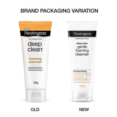 Neutrogena Deep Clean Foaming Cleanser 100 Ml (N) - Scrubs & Exfoliants