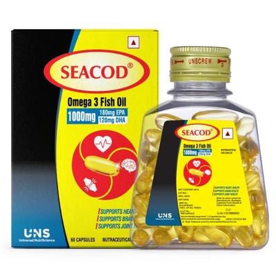 Seacod Omega 3 Fish Oil Capsule 60's - Multi-Vitamins