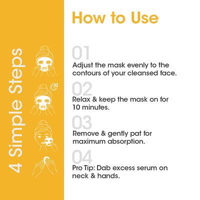 T.A.C - The Ayurveda Co. Ubtan Serum Sheet Mask with Haldi and Chandan Anti-Tan and Detox 22ml - Sheet Masks