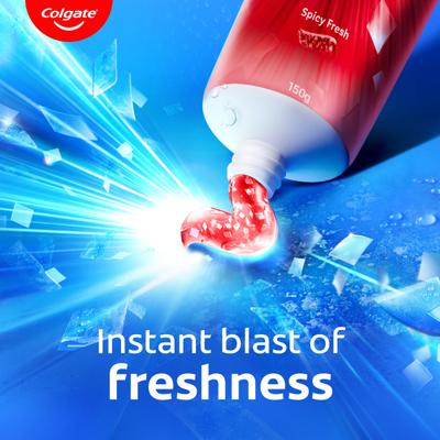 Colgate MaxFresh Anticavity Toothpaste Gel - Spicy Fresh 300 gm - Toothpaste