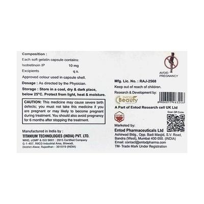 SKINISTA 10 Capsule 10's - Acne-Acn