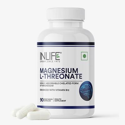 INLIFE Magnesium L Threonate Vegetarian Capsules 90's - Multi-Vitamins