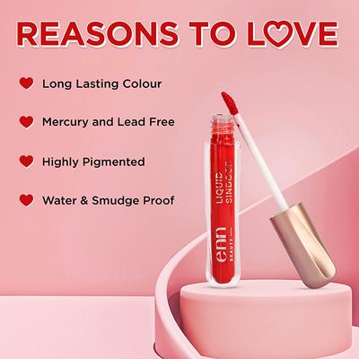 ENN Long Lasting and Waterproof Liquid Sindoor - Red 3 ml - Sindoor