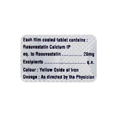 ROSTAKE 20 Tablet 15's - High Cholesterol-Dys
