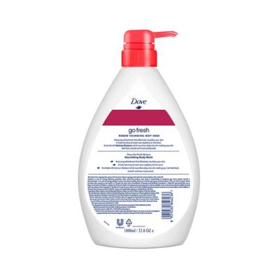 Dove Renewing Raspberry Body Wash with Lime for Renewed Skin Refreshing Scent 1000 ml - Shower Gels & Body Wash