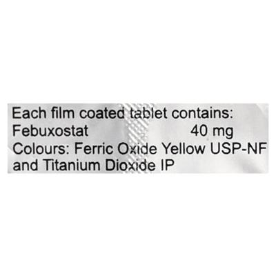 Febumac 40mg Tablet 10'S - Gout