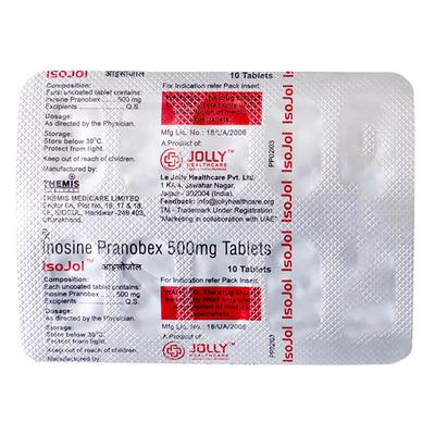 ISOJOL Tablet 10's - Viral infections-Ant