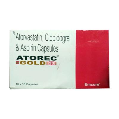ATOREC GOLD 20 Capsule 10's - High Cholesterol-Dys