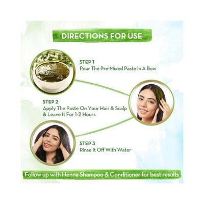 Mamaearth Natural Henna Paste Ready to Apply with Henna & Dark Roasted Coffee for Rich Naturally Colored Hair 200 gm - Hair Masks & Packs