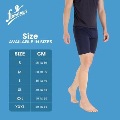 Flamingo Calf Support Beige (OC2039) (XL) 1's - Knee/Leg Supports