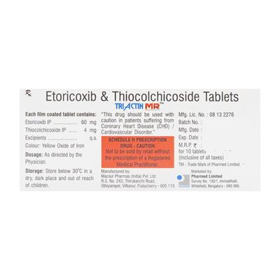 TRIACTIN MR Tablet 10's - Pain relief-Ant