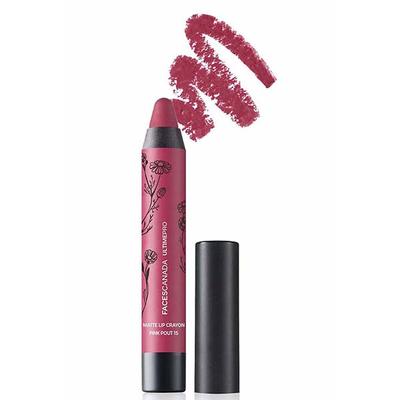 Faces Canada Ultime Pro Matte Lip Crayon Pink Pout 06 2.5 Gm - Lip Crayons