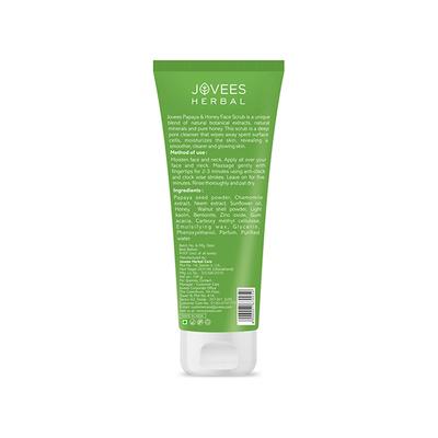 Jovees Face Scrub - Papaya & Honey 100 Gm - Face Scrubs