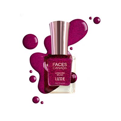 Faces Canada Ultime Pro Splash Luxe Nail Enamel - Ruby Rush (L18 12 ml - Nail Polish