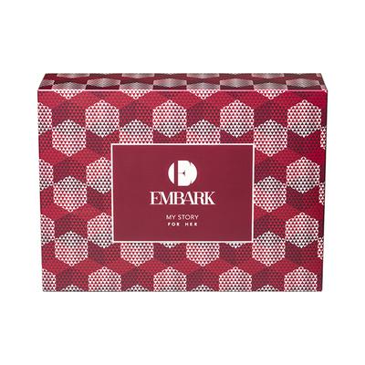 EMBARK My Story Women/Ladies Giftset (100ml EDP + 100ml Shower Gel + 100ml Body Moisturizer + 150ml Perfumed Deodorant + Women's Pouch) 450 ml - Women Perfumes (Edt/Edp)