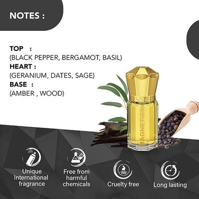 Ajmal Magnetize Concentrated Perfume Free From Alcohol for Men 5 ml - Men Perfumes (Edt/Edp)