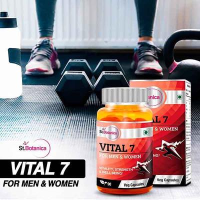 St.Botanica Vital 7 for Men & Women Veg Capsules 90's - Multi-Vitamins