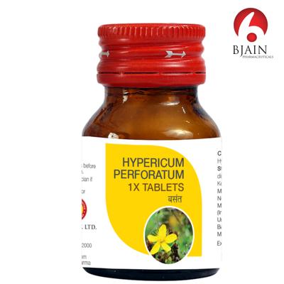 Bjain Hypericum Perforatum 1X Tablets 25 gm - Personal Care(Homeopathy)