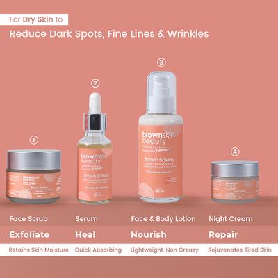 BrownSkin Beauty Brown Bakery Skincare Set 2's - Facial Kits