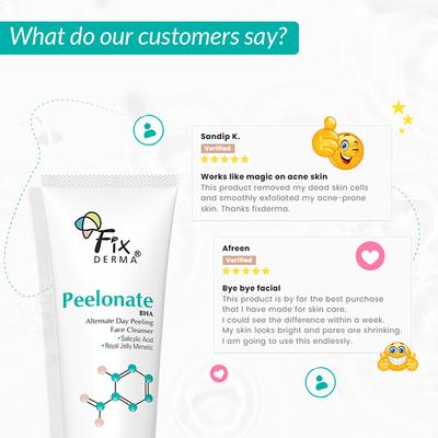 Fixderma Peelonate BHA Face Cleanser 100 ml - Face Gels