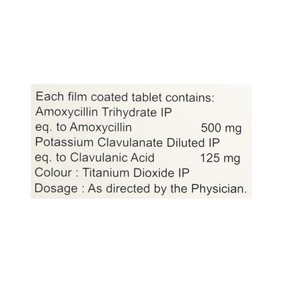 ENCLAV 625mg Tablet 10's - Bacterial Infections-Pen