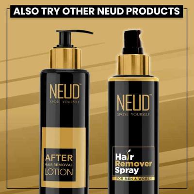 NEUD Natural Hair Inhibitor Permanent Removal Cream 100 gm - Hair Removal Accessories