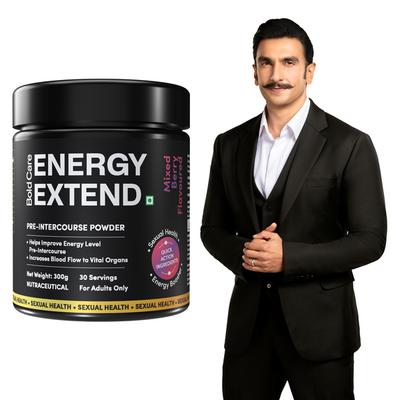 Bold Care Energy Extend Elixir Pre-intercourse Powder - Mixed Berry Flavour 300 g - Other Supplements