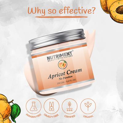 Nutriment Apricot Cream All Skin Type 250 gm - Lotions & Creams