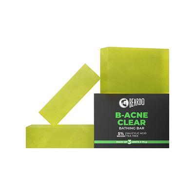 Beardo B-Acne Clear Bathing Bar 3's - Soaps