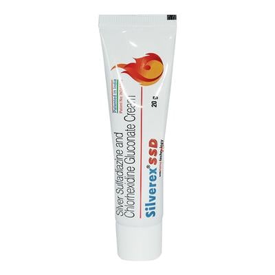 SILVEREX SSD Cream 20gm - Skin Infections-Toa