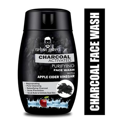 Urban Gabru Purifying Face Wash - Activated Charcoal with Apple Cider Vinegar 120 gm - Face Wash & Cleansers
