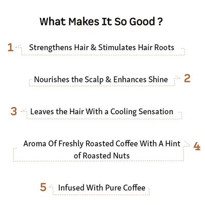 Mcaffeine Naked & Raw Coffee Hair Mask 200 gm - Hair Masks & Packs