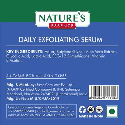 Nature's Essence Daily Exfoliating serum with 5% AHA 30 ml - Face Serum