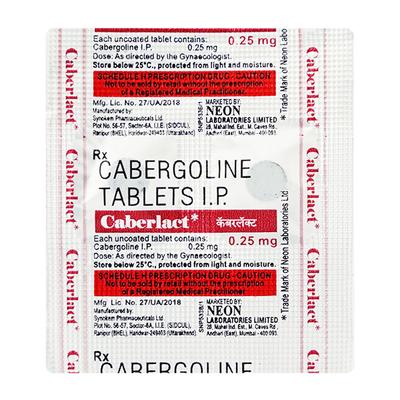 Caberlact 0.25mg Tablet 2'S - Parkinsonism-Apd