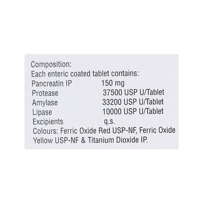 Lupase 10000 Tablet 10'S - Digestion-Dig