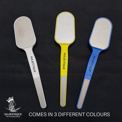 Majestique Foot File Rasp 2 In1 Professional Pedicure and Manicure Rasp - Color May vary 1's - Manicure & Pedicure Kits