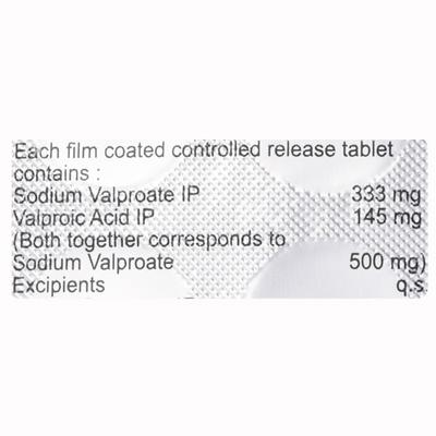 VALPORATE CHRONO 500 Tablet 10's - Epilepsy/Convulsion-Ant