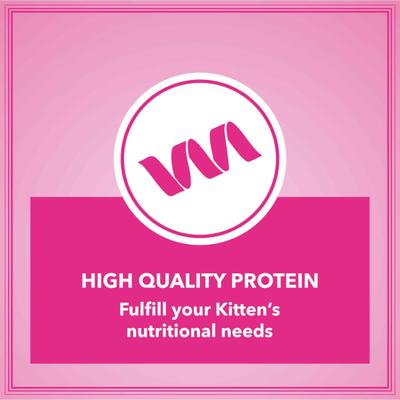 Let's Bite Active Kitten Cat Food Ocean Fish 400 gm (Buy 1 Get 1 Free) 800 gm - Petfood