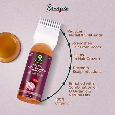 Organic Harvest Onion Hair Oil for Hair 150 ml - Hair Oils