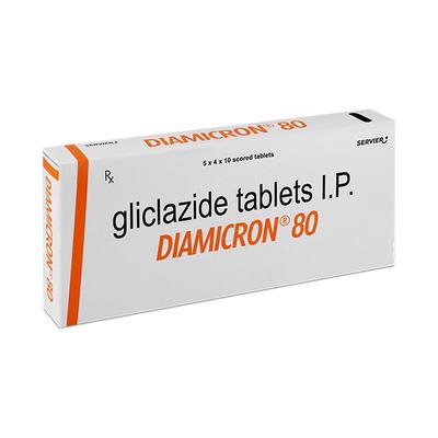 Diamicron 80mg Tablet 10'S - Diabetes-Ant