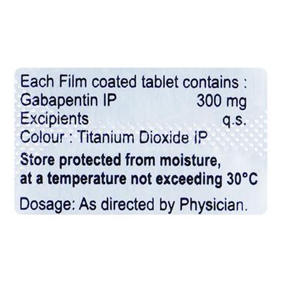 Pentanerv 300mg Tablet 10'S - Neuropathic Pain-Dru