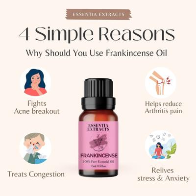 Essentia Extracts Frankincense Essential Oil 15 ml - Essential Oils