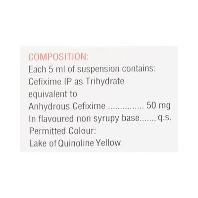 ZIFI READYMIX 50mg Oral Suspension 60ml - Bacterial Infections-Cep