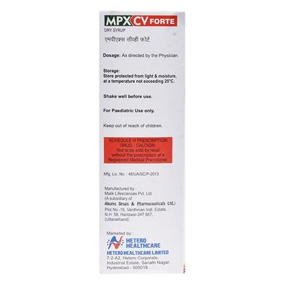 MPX CV Forte Syrup 30ml - Bacterial Infections-Pen