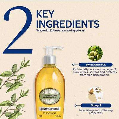 L'Occitane Almond Shampoo 75 ml - Shampoos