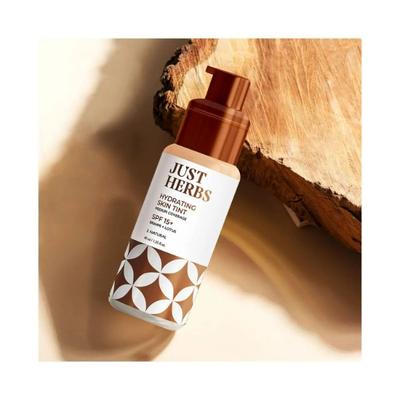 Just Herbs Hyndrating Skin Tint BB Cream Foundation for Skin Tone, Natural SPF 15+ Bramhi + Lotus 40ml - Foundation