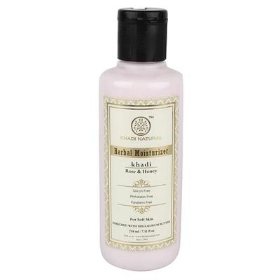 Khadi Natural Herbal Moisturiser - Rose & Honey with Sheabutter 210 ml - Body Butter